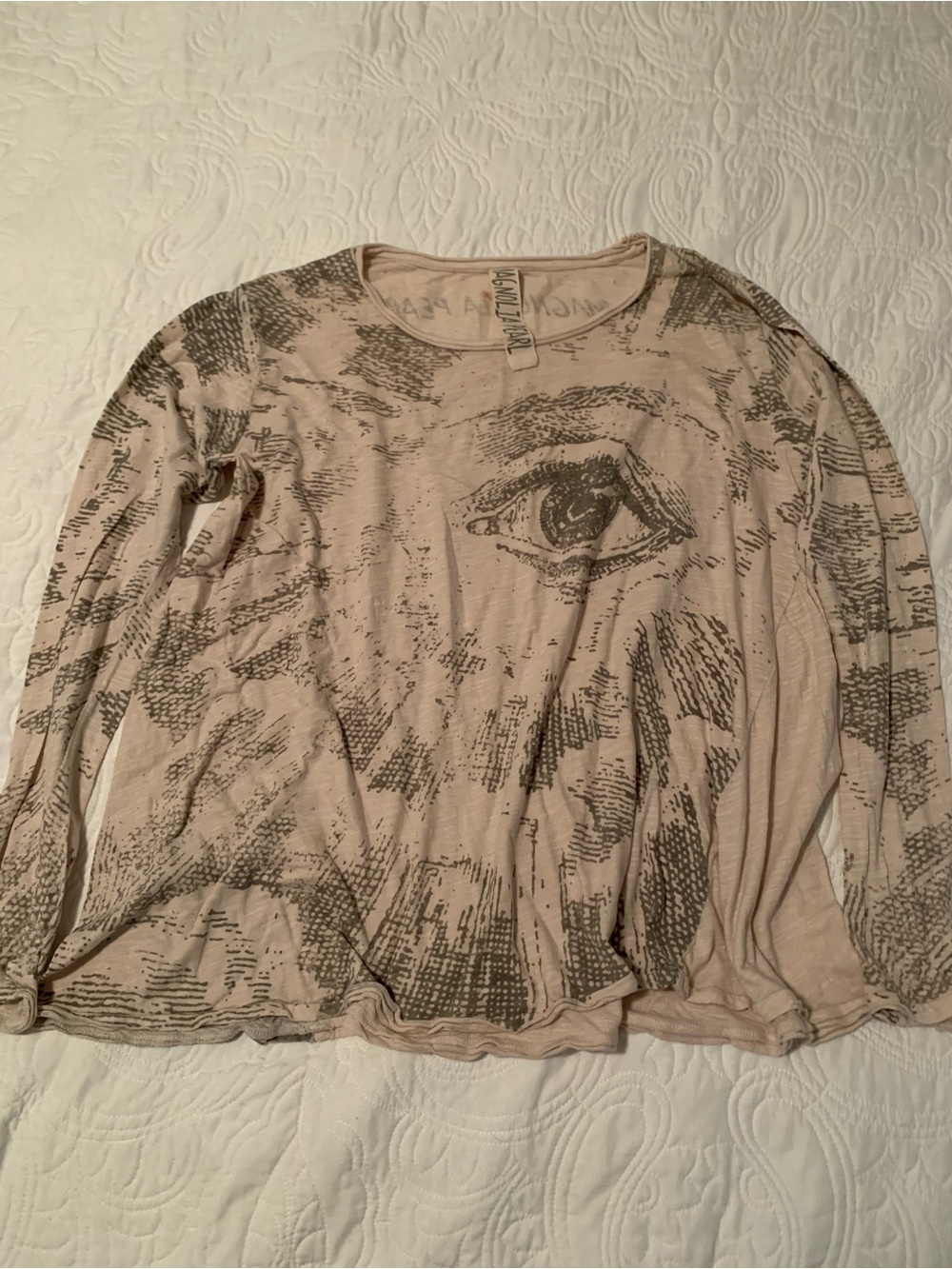Magnolia Pearl Long Sleeve Tee with Eyeball Imprint